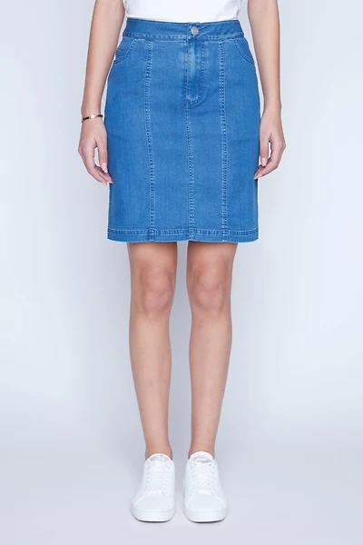 Tencel pencil skort