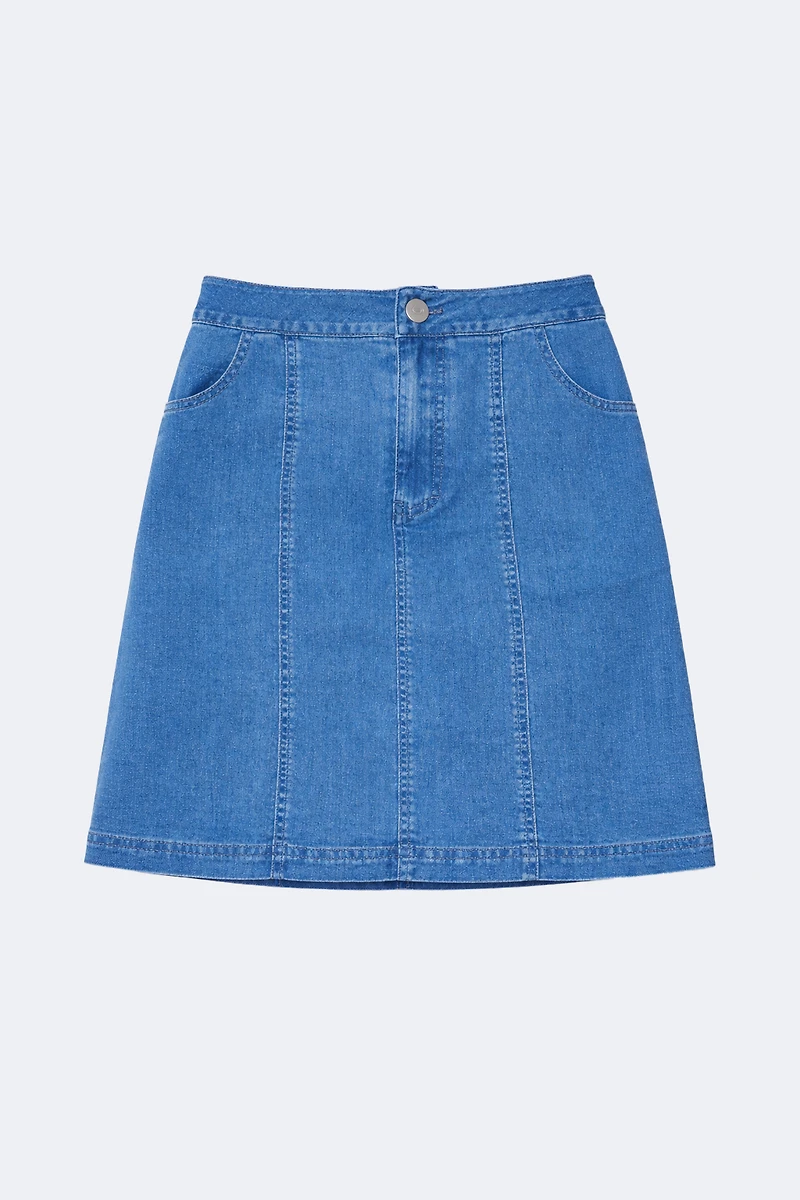 Tencel pencil skort