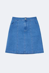 Tencel pencil skort