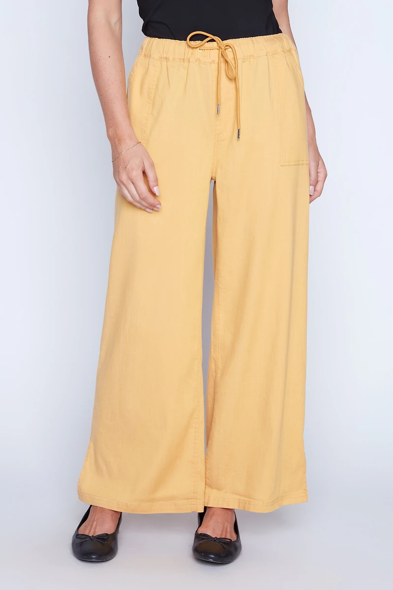 Wide leg Tencel jean