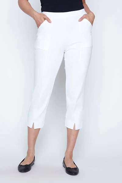 Le capri en coton à jambes étroite