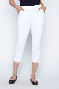 Le capri en coton à jambes étroite