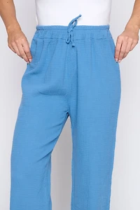 Cotton gauze pant