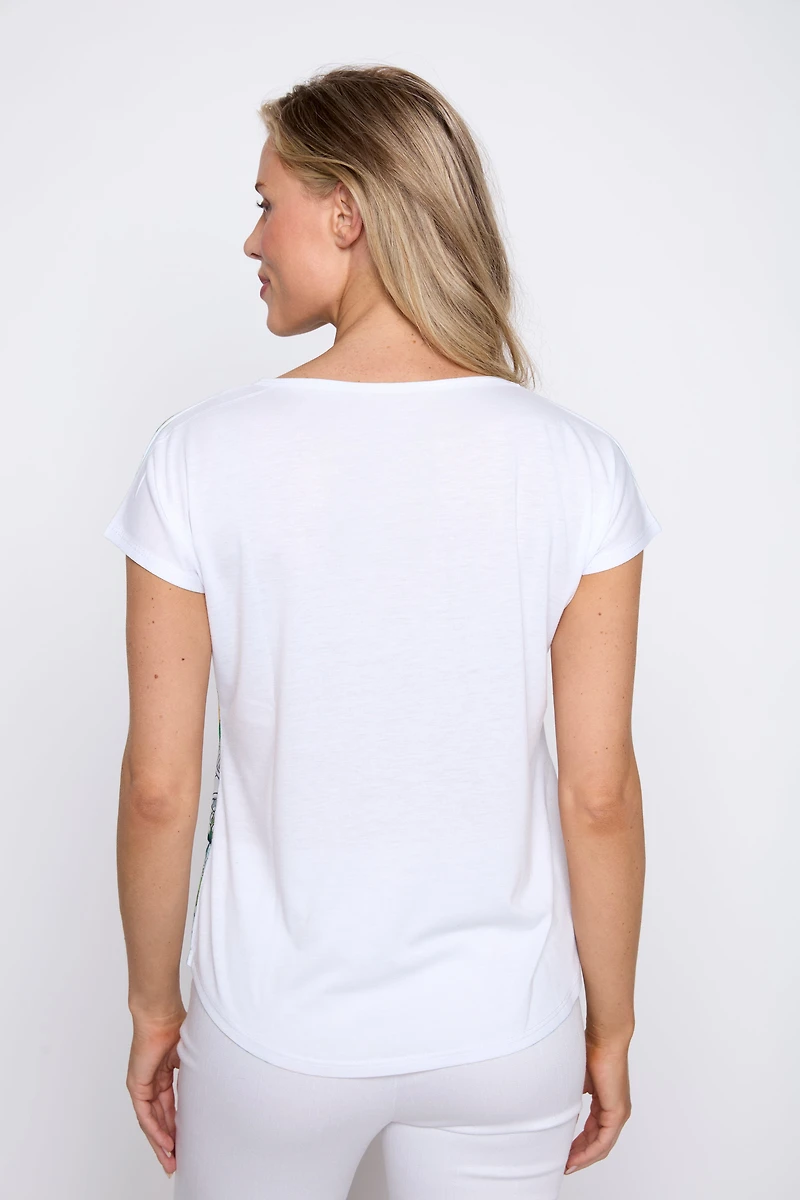 Landscape print t-shirt