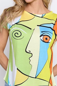 Picasso print t-shirt