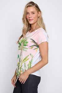 Palm trees print t-shirt