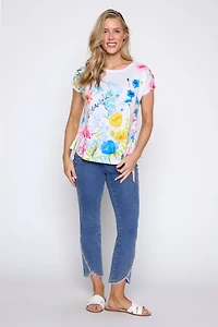 Mini floral print t-shirt