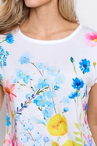 Mini floral print t-shirt