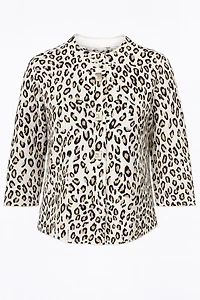 Animal design cardigan