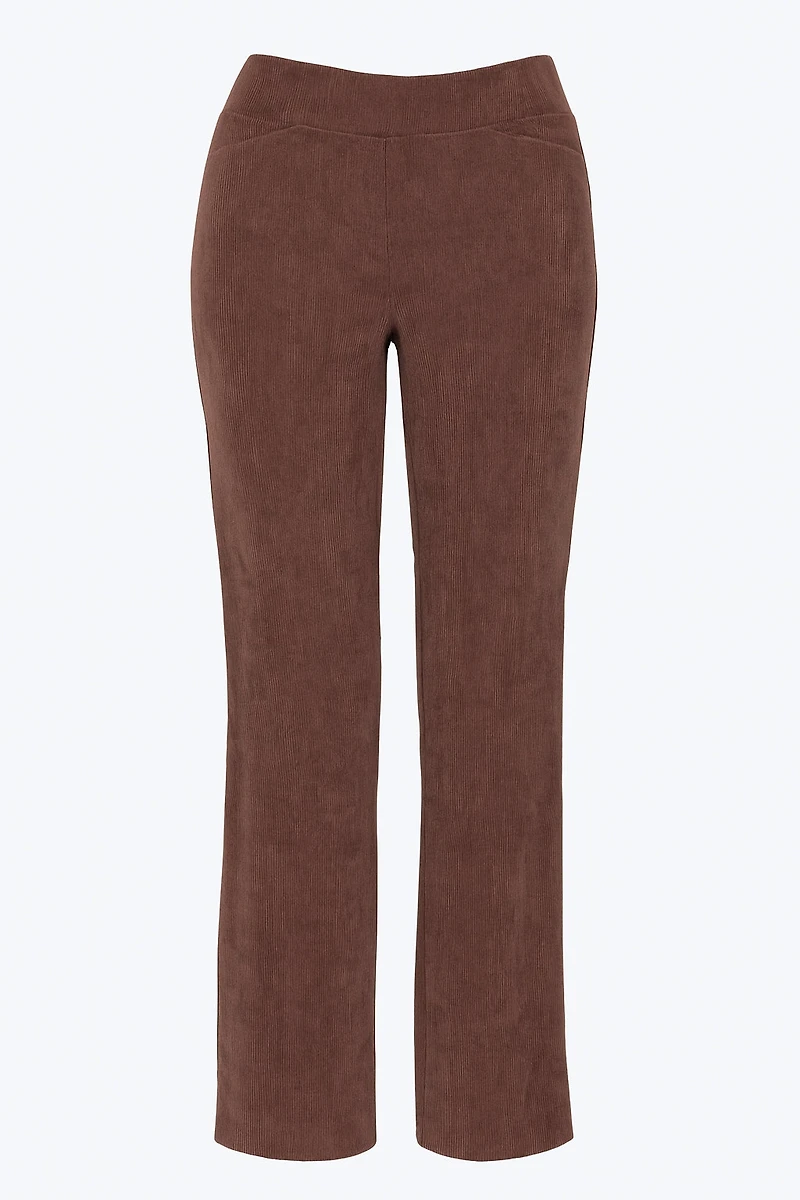 Le pantalon  jambe droit en velours côtelé