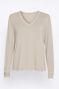 Le pull texturé avec détails en lurex
