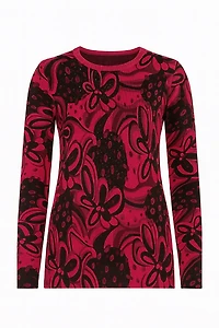 Abstract design with sequin detail sweater