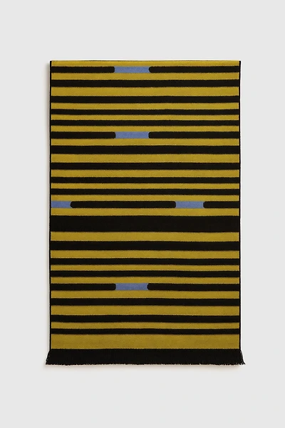 Abstract lines narrow scarf