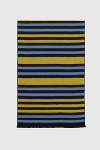 Abstract lines narrow scarf