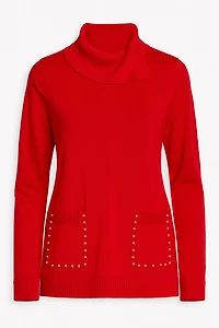 Pearl pocket detail tunic
