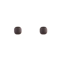 Rose Gold Round Square Stud Earrings