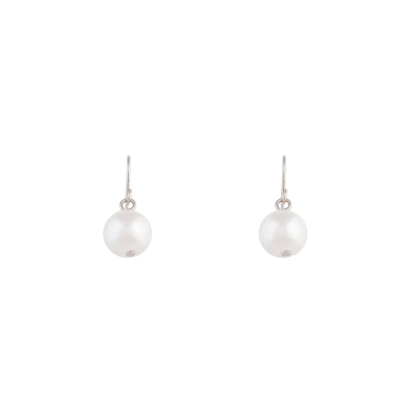 Classic Pearl Ball Drop Earrings