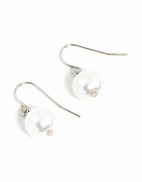 Classic Pearl Ball Drop Earrings