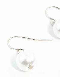 Classic Pearl Ball Drop Earrings