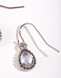 Petrol Effect Teardrop Earrings