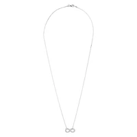 Collier pendentif infini en argent sterling