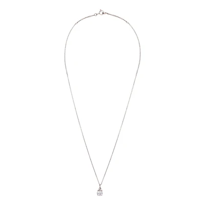 Sterling Silver Cubic Zirconia Necklace