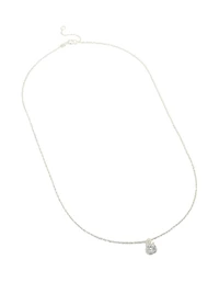 Sterling Silver Cubic Zirconia Necklace