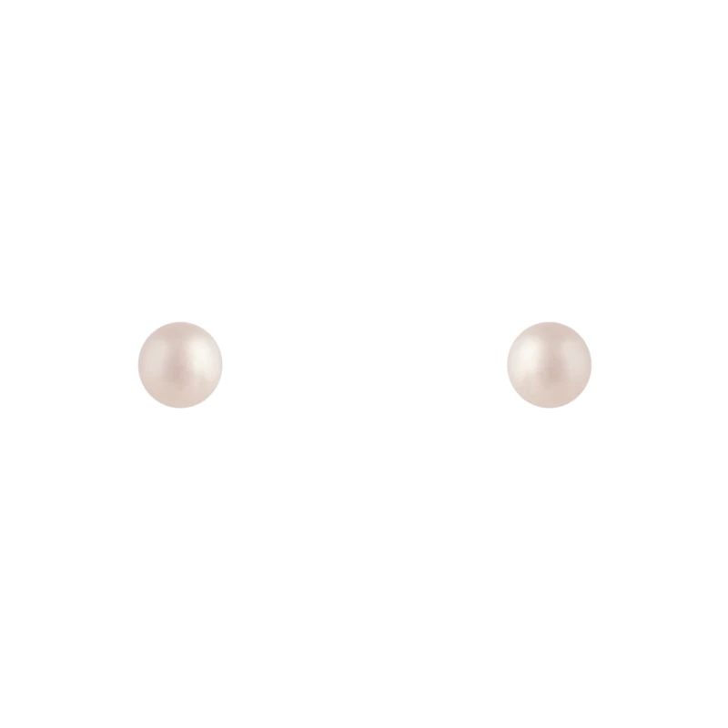 Sterling Silver 5mm Freshwater Pearl Stud Earrings