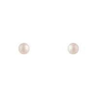 Sterling Silver 5mm Freshwater Pearl Stud Earrings