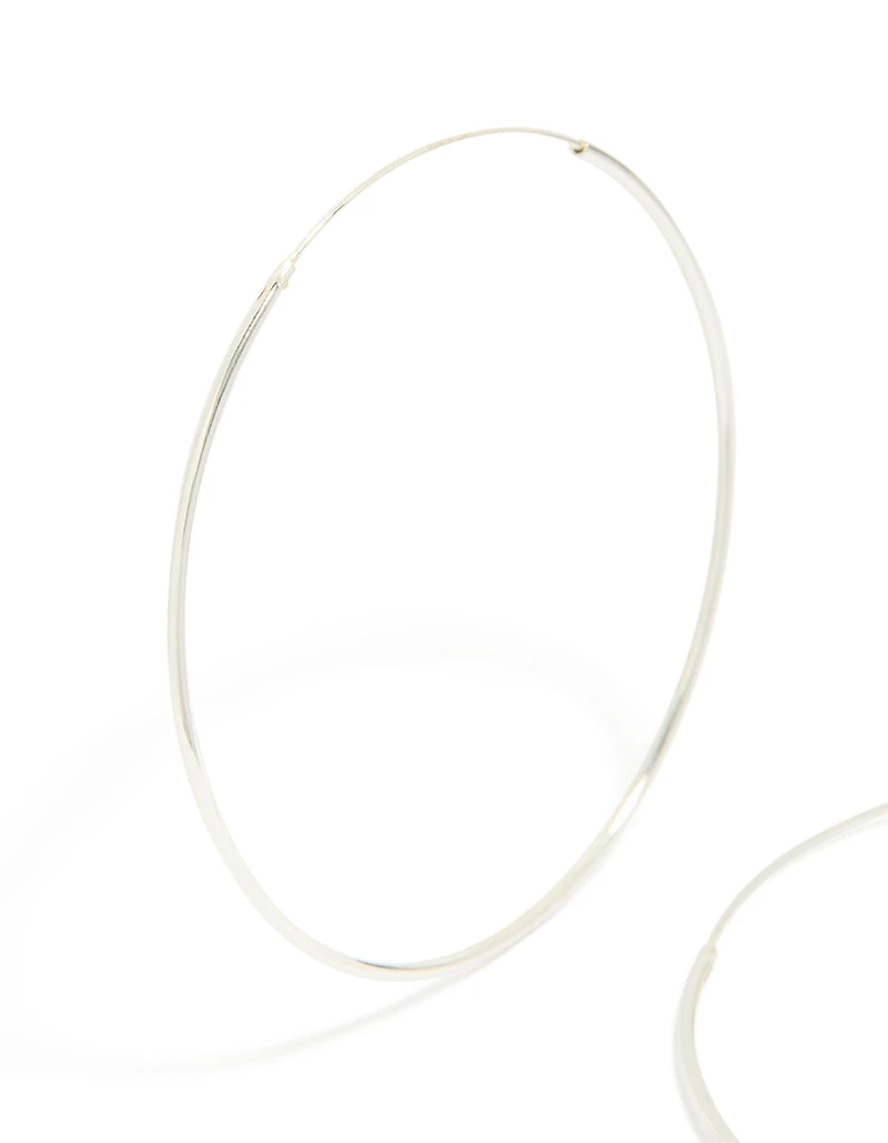 Anneau en argent sterling de 50 mm