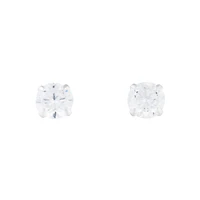 0.5Ct Sterling Silver Cubic Zirconia Stud