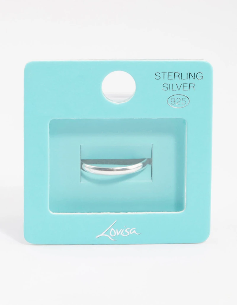 Sterling Silver Plain Band Ring