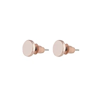 Rose Gold Disc Stud