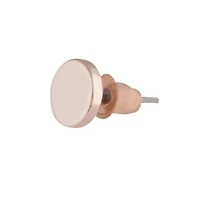 Rose Gold Disc Stud