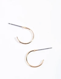 Gold Mini Hoop Earrings