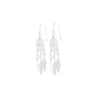 Sterling Silver Dreamcatcher Earrings