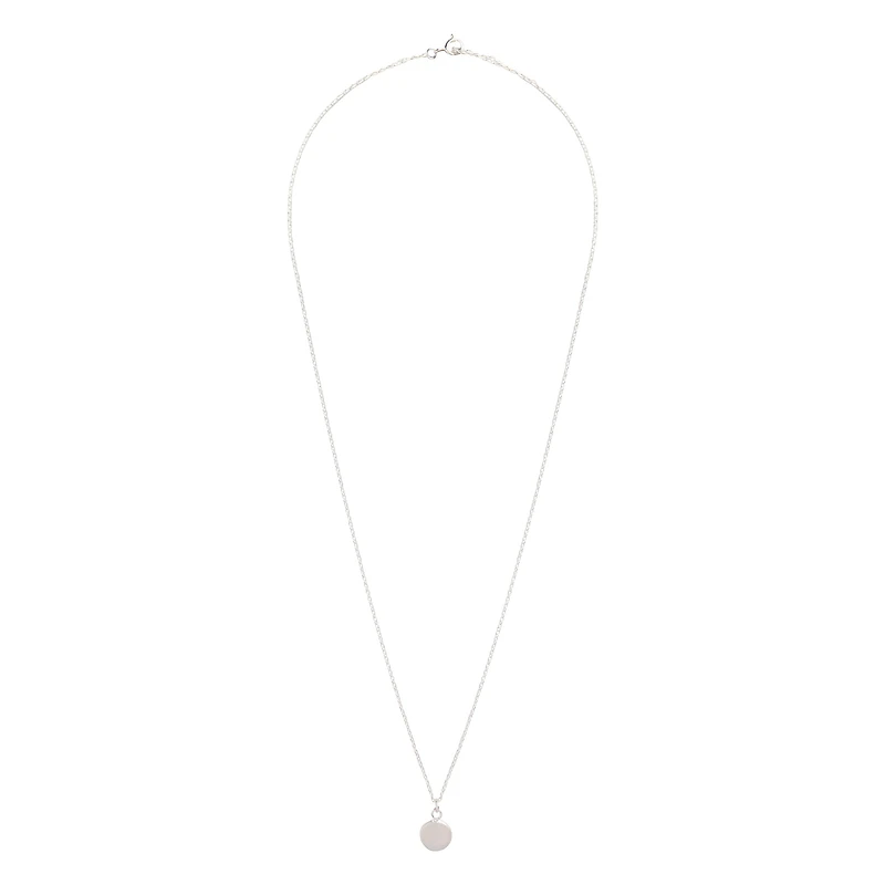 Sterling Silver Moonstone Pendant Necklace
