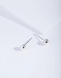 Sterling Silver Mini Ball Stud Earrings