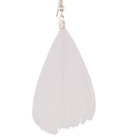 Rose Gold Pink Feather Earrings