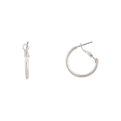 Silver Hoop Earrings 20mm