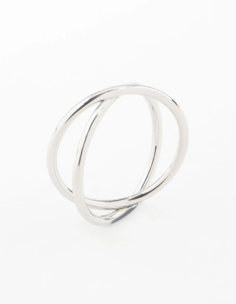 Silver Crossover X Ring