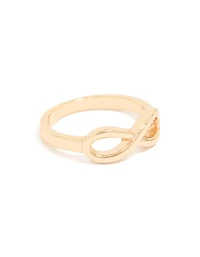 Gold Infinity Ring
