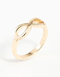 Gold Infinity Ring