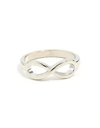Silver Infinity Classic Ring