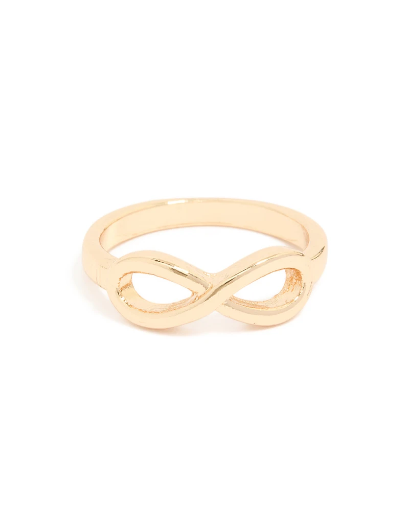 Gold Infinity Ring