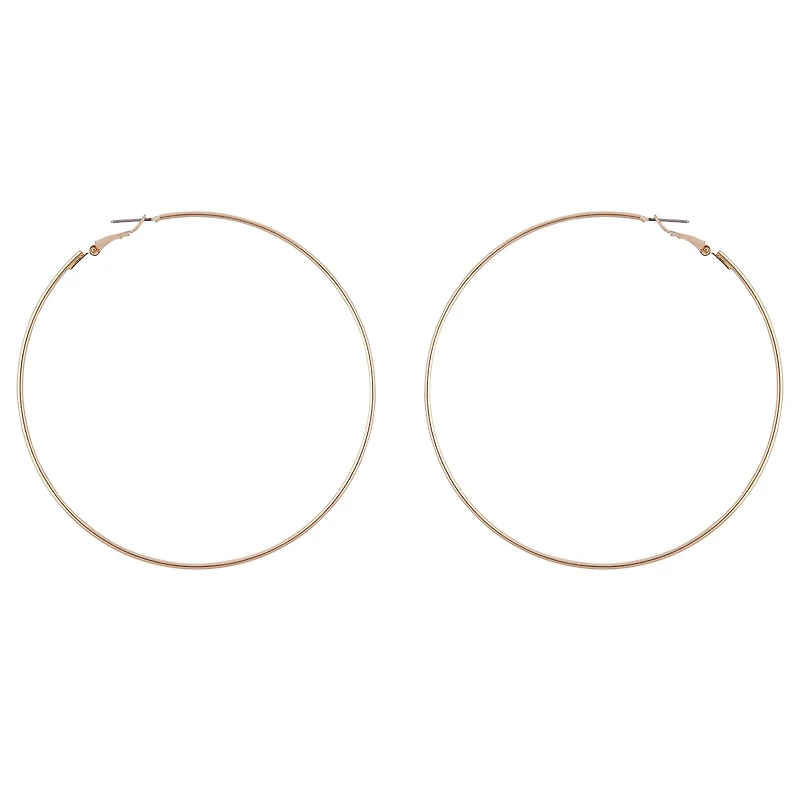 Gold Super Hoop Earrings