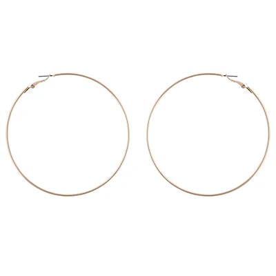 Gold Super Hoop Earrings