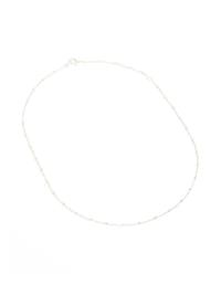 Sterling Silver Fine Ball Chain Choker