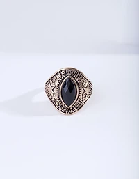 Antique Gold Star Jewel Ring