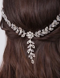 Pièce de cheveux Crystal Flower Vine Drape